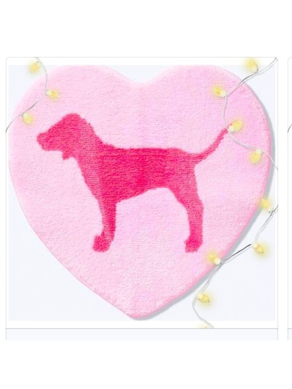 Pink By Victoria’s Secret Heart Bath Mat